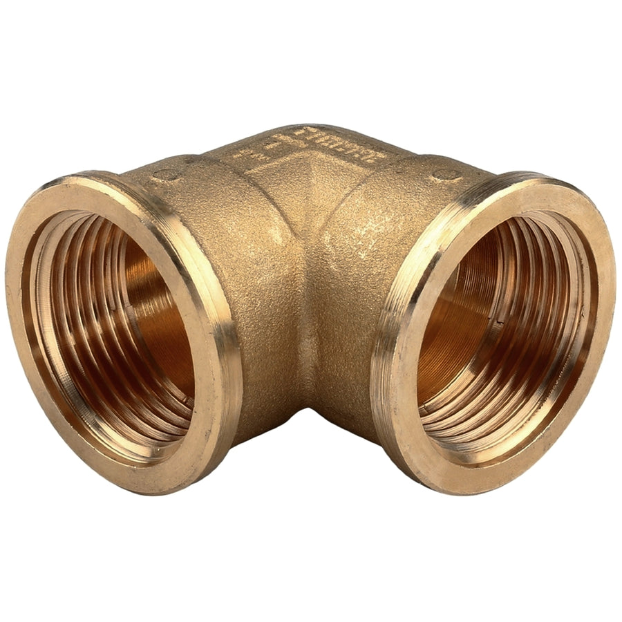 GOMITO IN OTTONE FEMMINA-FEMMINA 3/4"