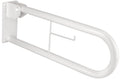 BARRA DI SOSTEGNO RIBALTABILE CON PORTAROTOLO SENZA SUPPORTO. LUNGHEZZA 70 cm