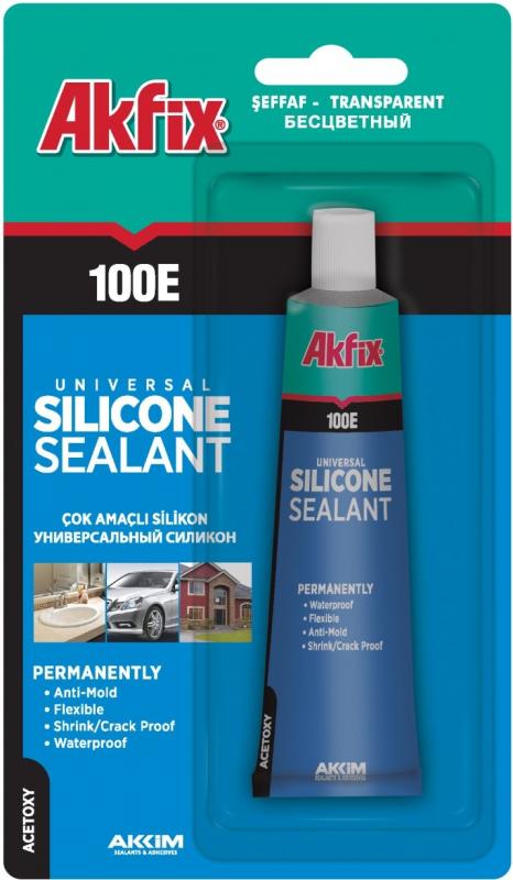 SILICONE UNIVERSALE TRASPARENTE AKFIX 100E 50 ml
