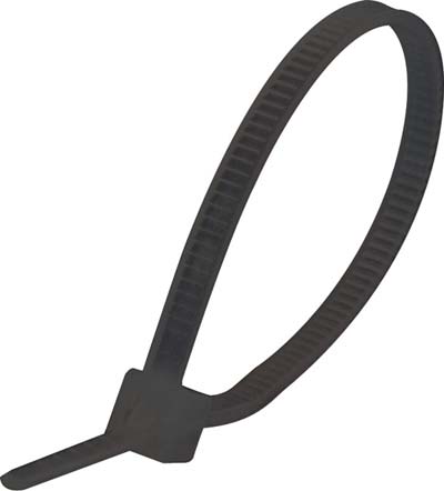 FASCETTA NERA  IN NYLON MM 7,6X250 CONFEZIONE 100 PZ