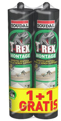SOUDAL T-REX MONTAGE EFFETTO VENTOSA 2X380G