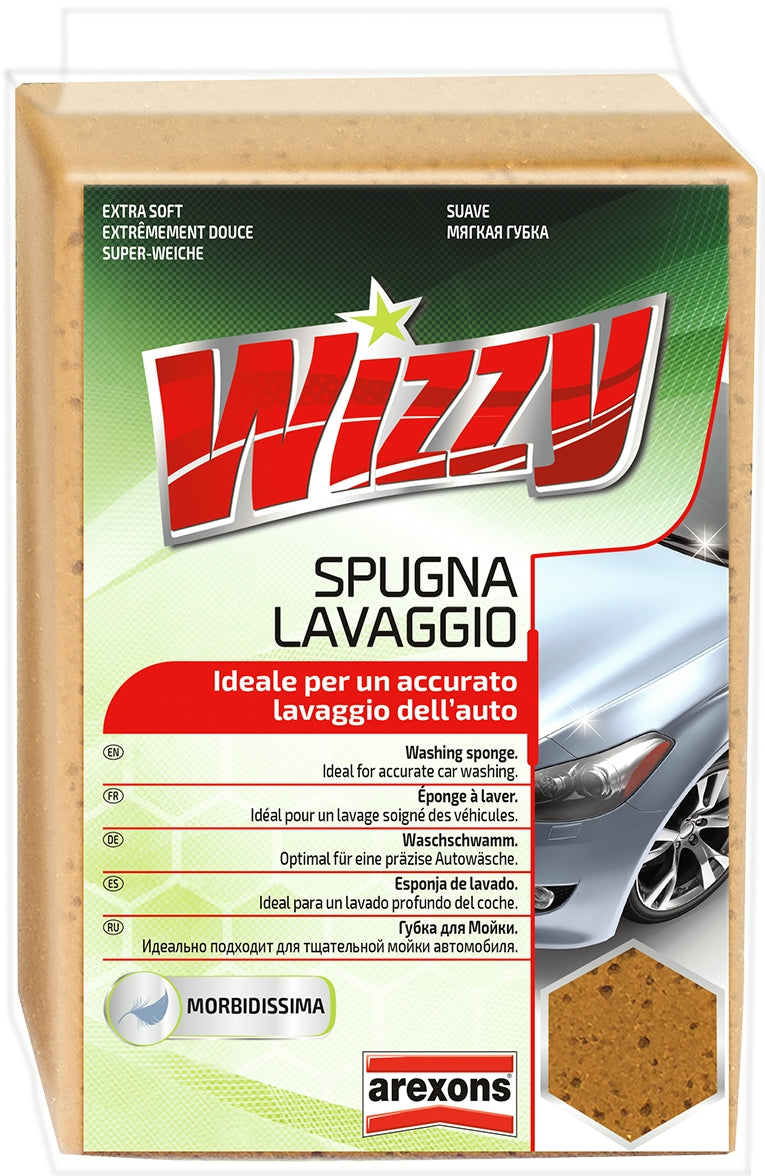 SPUGNA IN SCHIUMA DI POLIURETANO WIZZY PER LAVAGGIO AUTO
