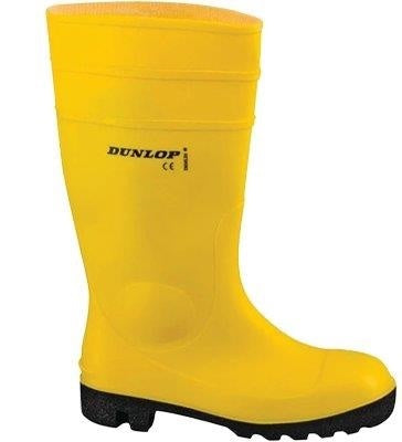 STIVALE PVC ANTINFORTUNIO WORK-ITS DUNLOP GIALLO S5 44