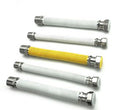 KIT 5 PZ FLESSIBILI INOX ESTENSIBILI RIVESTITI PER CALDAIE A GAS mm 220/420