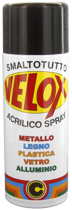SMALTO ACRILICO NERO LUCIDO RAL 9005 SPRAY 400 ml