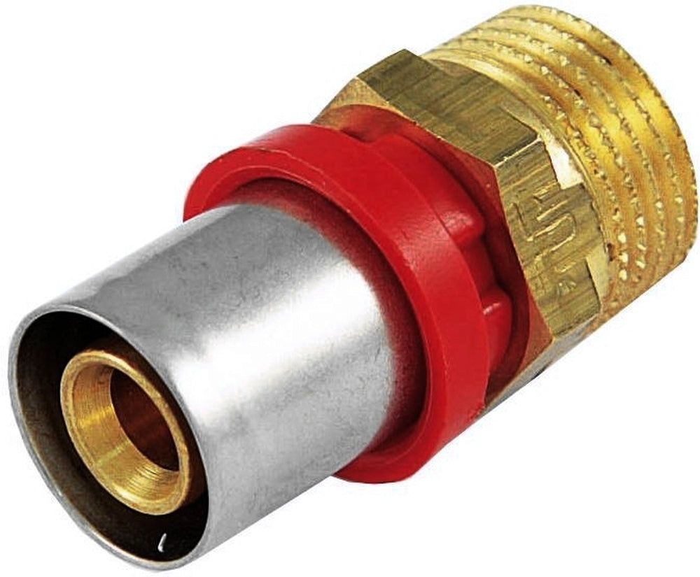RACCORDO DRITTO MASCHIO A PRESSARE 20×2,0-3/4"
