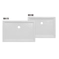 PIATTO DOCCIA H6 RETTANGOLARE IN CERAMICA DIANHYDRO 80X120