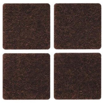 CONFEZIONE FELTRINI X SEDIE MARRONE MM.25X35
