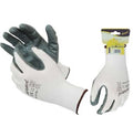 GUANTO NITRILE GRIGIO HAND MAGLIA LEGGERA SINTETICO BIANCO 9