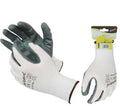 GUANTO NITRILE GRIGIO HAND MAGLIA LEGGERA SINTETICO BIANCO 11