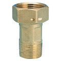 701C RACCORDO PER CONTATORE ACQUA Ø1/2" IN OTTONE GIALLO