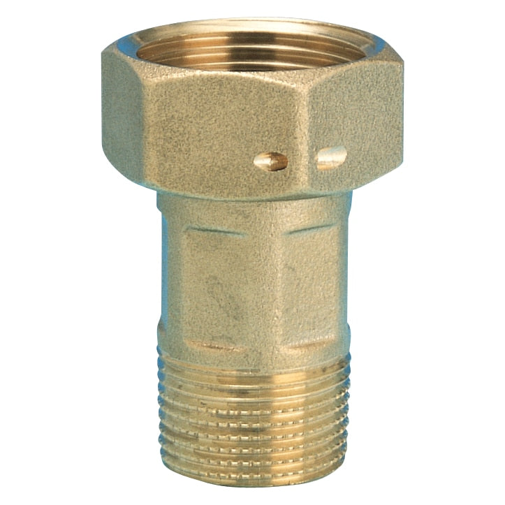 701C RACCORDO PER CONTATORE ACQUA Ø1/2" IN OTTONE GIALLO