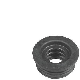 MORSETTO IN GOMMA NERA PER CANOTTI DA 26-30-32 D. 50