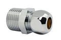 NIPPLE BICONO CROMATO PER CANNETTE 1/2 x 3/8 DIAM. 10