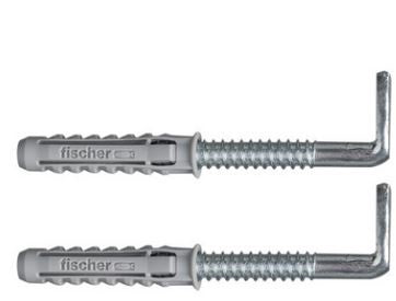 2 PZ ELEMENTI DI FISSAGGIO FISCHER PER SCALDABAGNO WDS DIAMETRO 12