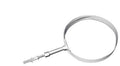COLLARE A REGOLAZIONE VARIABILE PER TUBI-FUMO VERNI. BIANCO DIAM.140-200