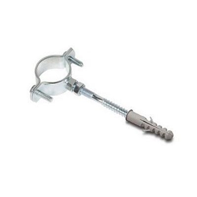 2 PZ COLLARI PESANTI ZINCATI CON TASSELLI 1"1/4