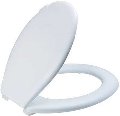 SEDILE WC EVEREST SANIPLAST TERMOPLASTICA BIANCO CM 37,3X46,7
