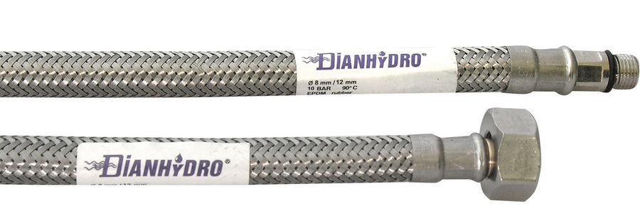 FLESSIBILE 40 cm FEMMINA 3/8" PER RUBINETTI MONOCOMANDO Ø 10 mm