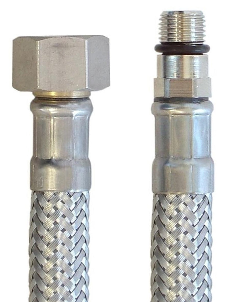 FLESSIBILE 70 cm ATTACCO 3/8"F PER RUBINETTI MONOCOMANDO Ø10 mm