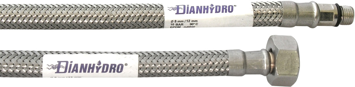 FLESSIBILE 40 cm 1/2" FEMMINA Ø 10 mm PER RUBINETTI MONOCOMANDO