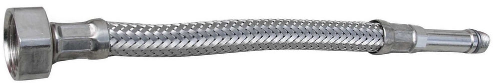 FLESSIBILE CON O-RING 40 cm ATTACCO 3/8"F PER RUBINETTI MONOFORO Ø10 mm