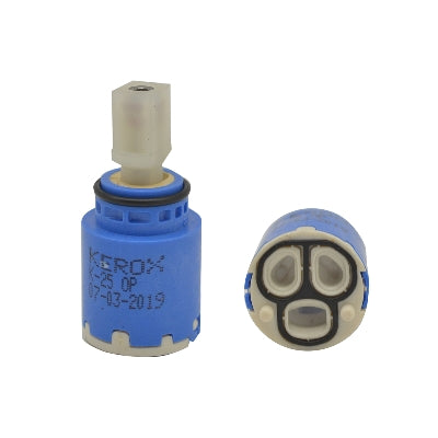 CARTUCCIA MISCELATORE DIAMETRO 25 mm CON USCITA LATERALE E 2 PERNI