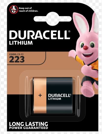 DURACELL LITIO 223 ULTRA - BLISTER 1 PEZZO