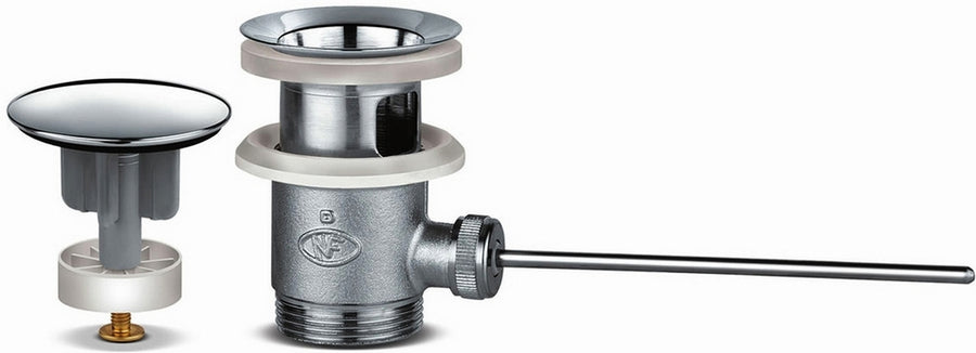 SCARICO CON TAPPO COPRIPILETTA 1"1/4 IN OTTONE