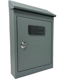 CASSETTA POSTA TRADIZIONE + CILINDRO MINI ACCIAIO VERN GRIGIO 175X50 H 260
