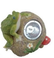 LAMPADA LED SOLARE RANA DOMUS  CM 13X9 H.CM 14
