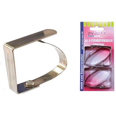 FERMATOVAGLIE A MOLLA PRONTY INOX CF=PZ 4