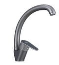MISCELATORE MONOCOMANDO LAVELLO CANNA ALTA SERIE LIZZY NICHEL NERO SPAZZOLATO