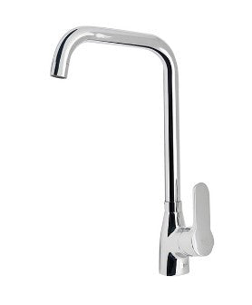 MISCELATORE MONOCOMANDO LAVELLO CANNA QUADRA SERIE PACO CROMATO