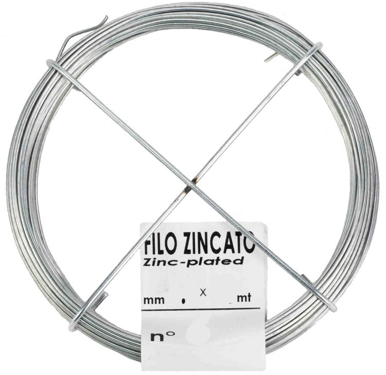 MATASSINA 20 mt. FILO ZINCATO n°16 Ø2,7 mm