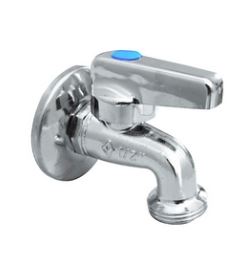 RUBINETTO LAVATRICE CROMATO A SFERA CON ROSONE 1/2 x 3/4 PN 10