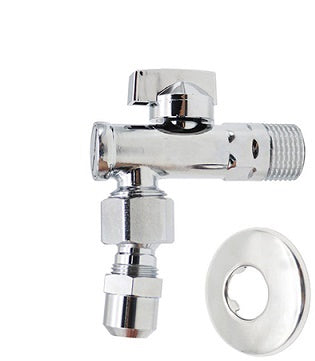 RUBINETTO SOTTOLAVABO A SFERA CON FILTRO A SNODO 1/2"X10
