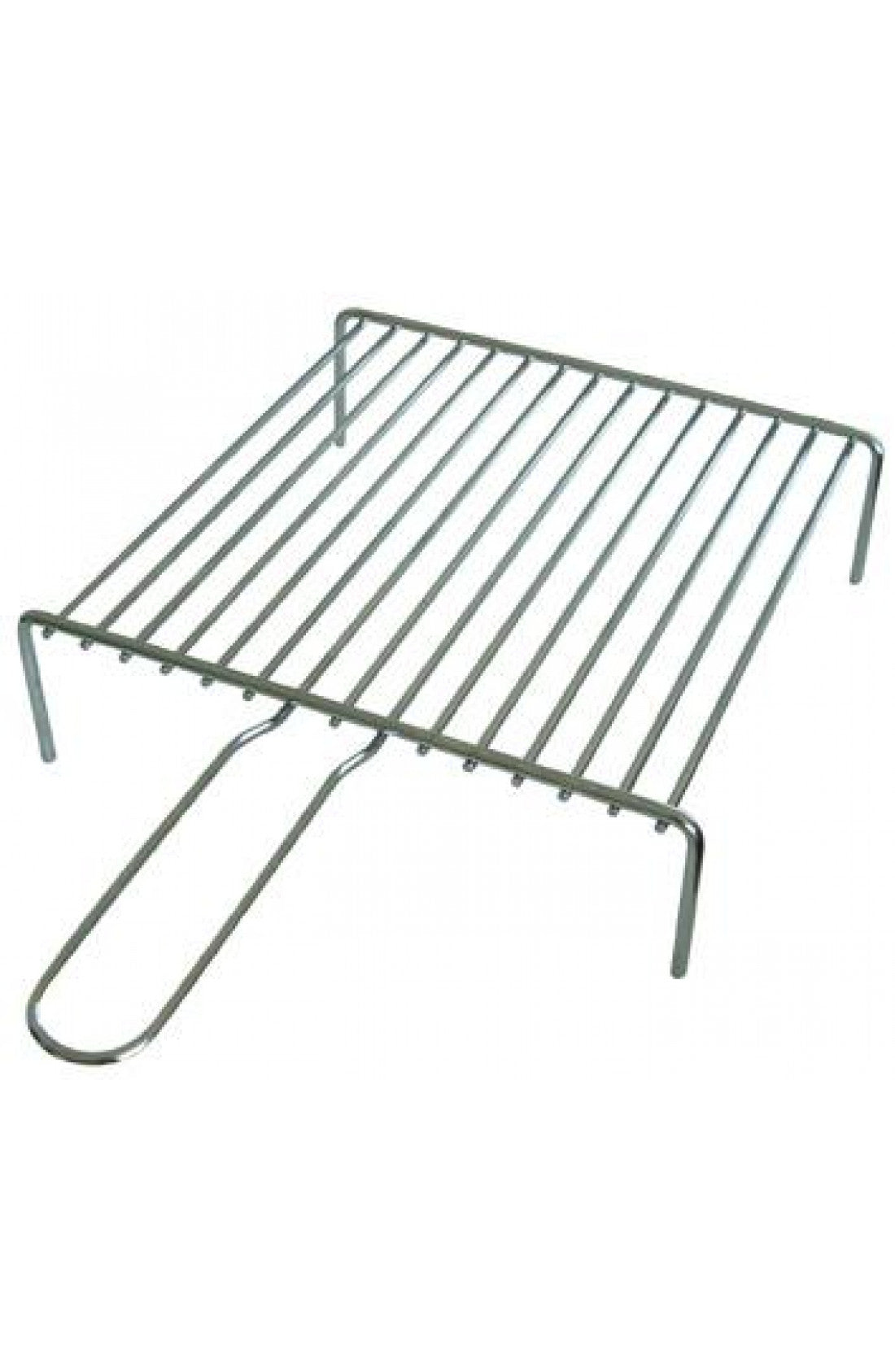 GRATICOLA A BARRE ACCIAIO CROMATO 35×30 cm