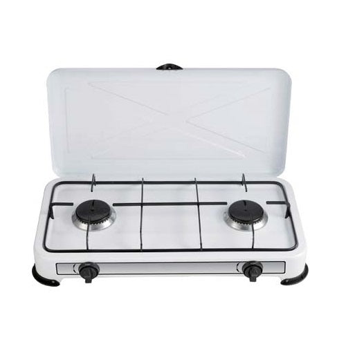 FORNELLO GAS FIRE 2 DOMUS ACCIAIO VERNICIATO BRUCIATORE 2 KW 2,6