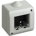 CUSTODIA IP40 2 MODULI BTICINO MATIX COMPOSTA DA BASE E COPERCHIO