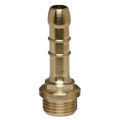 PORTAGOMMA METANO DRITTO FILETTO MASCHIO OTTONE MM 14 1/2M