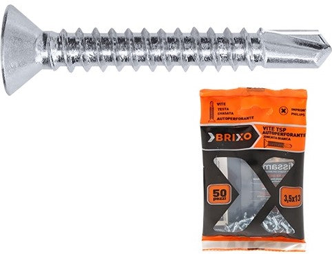 VITI AUTOPERFONTE TSP BRIXO - Ø 4,8X50 MM. - CONF. 10 PZ.