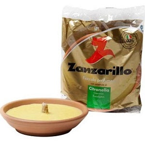 FIACCOLA TERRACOTTA ZANZARILLO CITRONELLA CM 15 H.MM 35