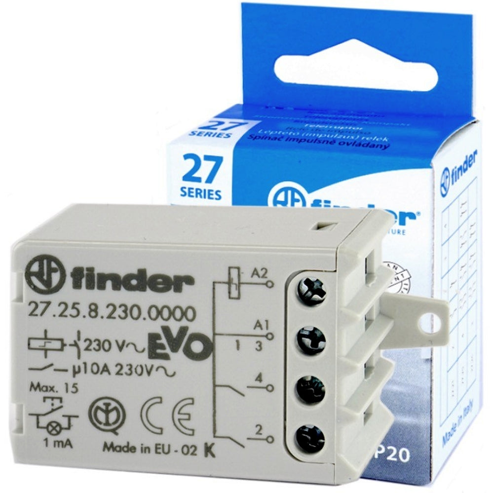 RELE' COMMUTATORE AD IMPULSI 10A 230V 2NO