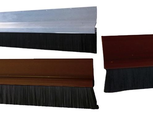 PARAFREDDO ALUMMINIO  C/SPAZZOLA BRIXO 100X5 MARRONE