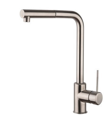 MISCELATORE MONOCOMANDO LAVELLO CON DOCCIA ESTRAIBILE LINEA PIN CROMO