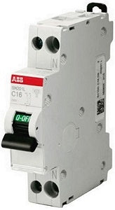 INTERRUTTORE MAGNETOTERMICO ABB 1 MODULO 1P+N 16A