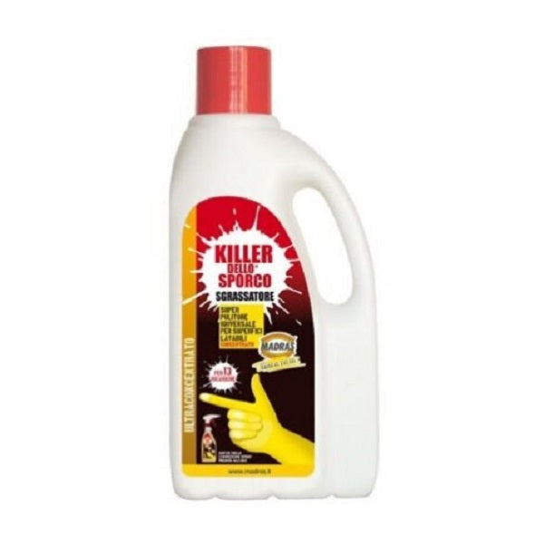 "KILLER DELLO SPORCO" LT 1 MADRAS - SGRASSATORE CONCENTRATO 1 FLACONE