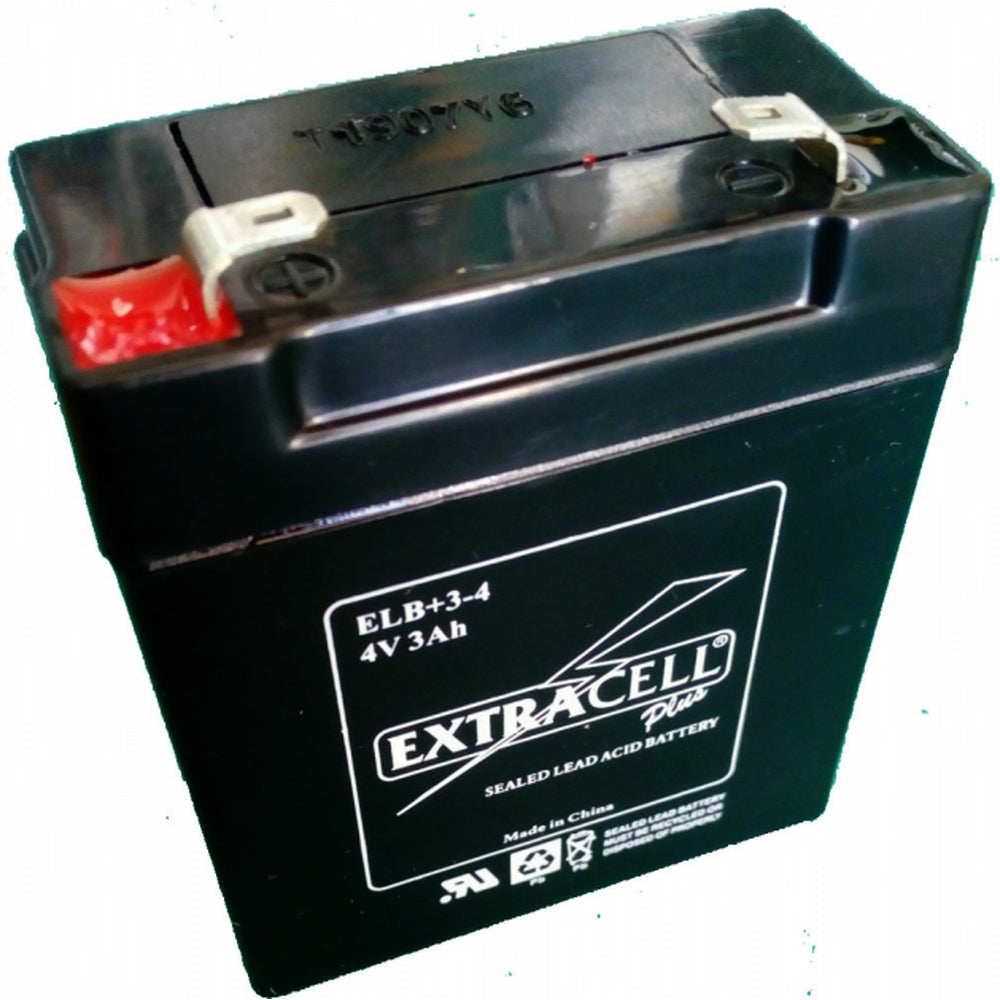 BATTERIA RICARICABILE AL PIOMBO EXTRACELL 4V 3Ah