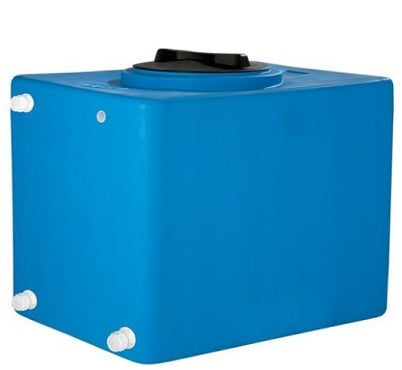 SERBATOIO CUBICO IN POLIETILENE PER STOCCAGGIO ACQUA A PRESSIONE ATMOSFERICA LT 300